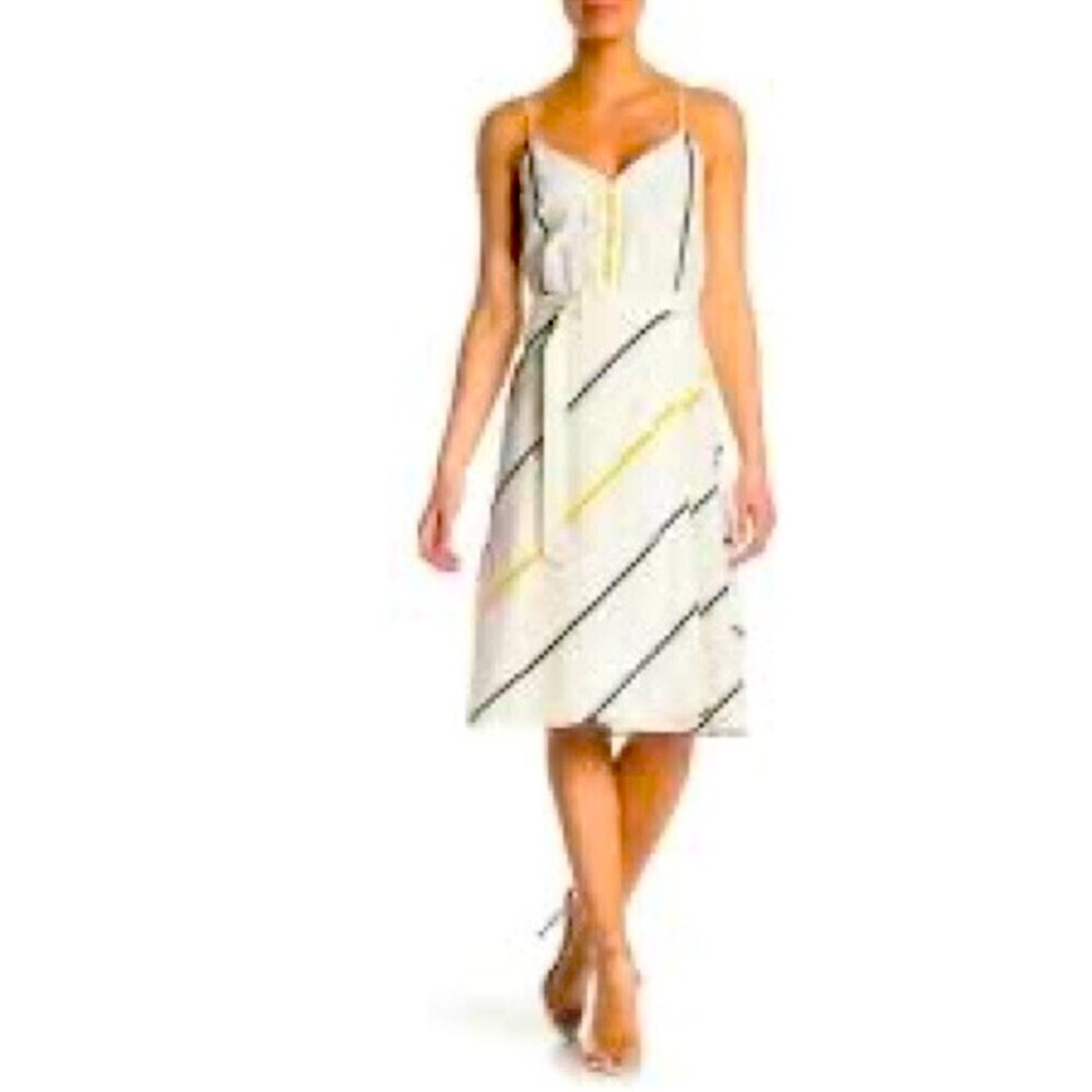Rag & Bone Women's Size med Ivory Striped A-Line Doris Dress. Never worn